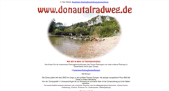 Desktop Screenshot of donautalradweg.de
